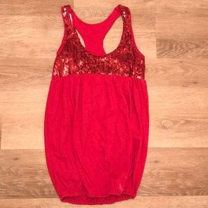 Sequin tank top